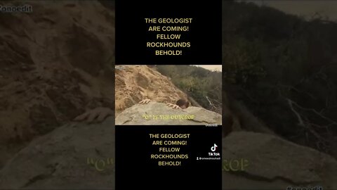 The geologists are coming!Fellow rockhounds behold! #rockhounding #rockhound #onoedit #song #geology