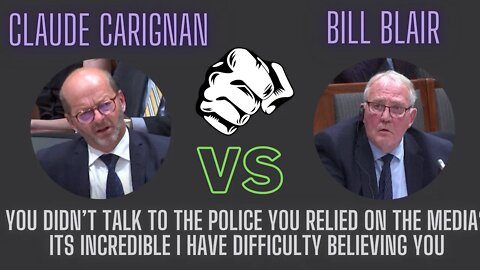 I DONT BELIVE YOU Claude Carignan vs Bill Blair emergency act did you hear the plan from the police?