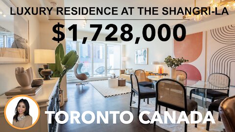 Luxury Condo For Sale at Shangri-La Toronto. 180 University Ave #3307. Top Toronto real estate agent