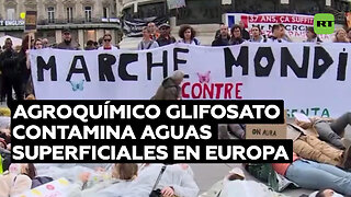 Informe revela contaminación de aguas por glifosato en Europa