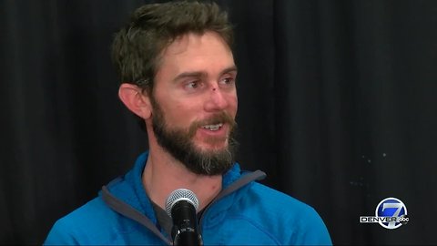 Full news conference: Colorado runner who killed attacking mountain lion at Horsetooth Mountain shares story