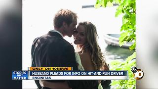 Husband pleads for information on hit-and-run driver who hit wife