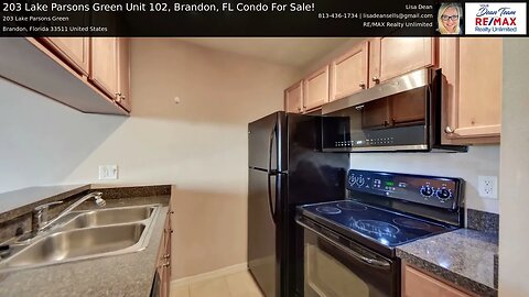 203 Lake Parsons Green Unit 102, Brandon, FL Condo For Sale!