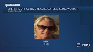 Sheriff's Office dive team finds body of missing Punta Gorda woman