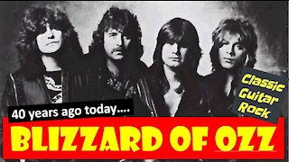 Blizzard of Ozz - 40 years later - Still one of the most important metal albums of all time