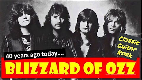 Blizzard of Ozz - 40 years later - Still one of the most important metal albums of all time