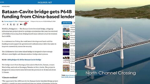 China surprisingly gives Philippines Usd 1.14 billion Loan for the Bataan-Cavite Bridge