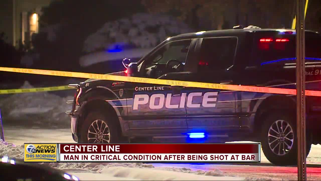 Man in critical condition after being shot at bar in Center Line