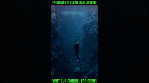 Freediving Cold Deep Iceland #Shorts #viral #Freedive #freedivingIceland