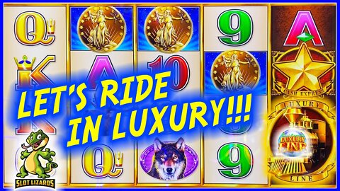 UNBELIEVABLE TRAIN RIDE TO COMEBACK CITY! Luxury Line Cash Express Buffalo Slot