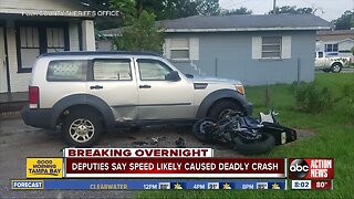 Motorcyclist dies after slamming into parked SUV in Lakeland