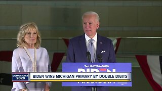 Biden wins Michigan primary by double digits