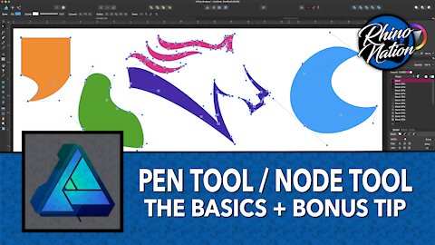 Affinity Designer - Pen and Node Tool Basics