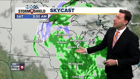 Michael Fish's NBC26 Storm Shield weather forecast