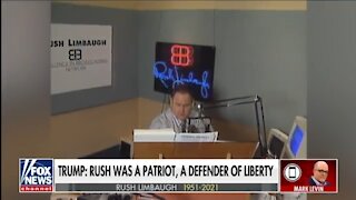 Mark Levin Gets Choked Up Remembering Rush Limbaugh's Legacy