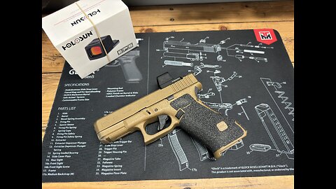 Glock 19 X, with Holosun EPS