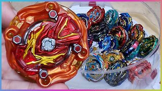 COSMO VALKYRIE vs COLEÇÃO BEYBLADE BURST GT | Beyblade Burst Rise | Testando a cosmo Valkyrie .11.Et