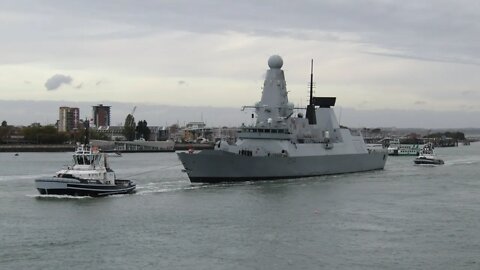 HMS Diamond Royal Navy Portsmouth 28/10/2022