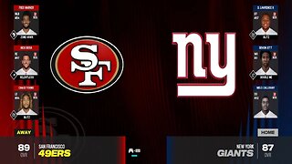 Madden 24 Year 2026 Game 9 49ers Vs Giants