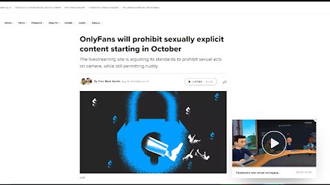 OnlyFans will prohibit sexually explicit content starting 1st of October