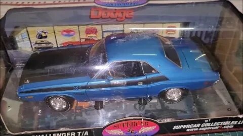 1:18 Premium Diecast Model Cars - 1970 Dodge Challenger T/A - Highway 61/Supercar