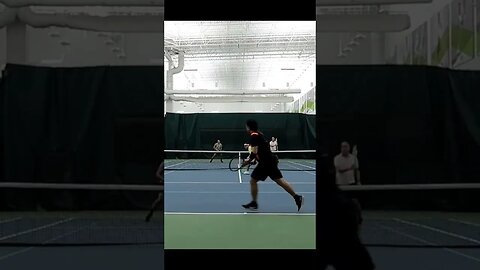 quick hands at the net #shorts #shortvideo #tennis