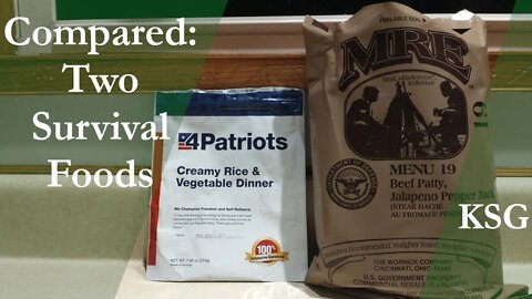 Food Fight! Two Popular Survival Foods go Head to Head - Is One Really Better?