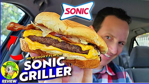 Sonic® GRILLER CHEESEBURGER Review 🛼♨️🥓🍔 ⎮ Peep THIS Out! 🕵️‍♂️