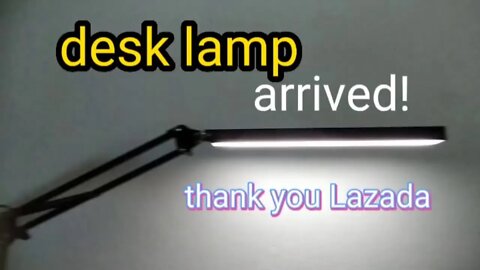 Vlog - desk lamp from Lazada