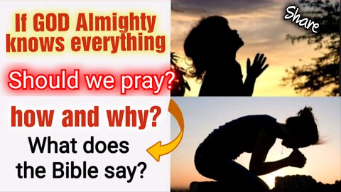 THE IMPORTANCE OF PRAYER - A MUST SHARE VIDEO #share #prayer #bible #praise #sing #jesus