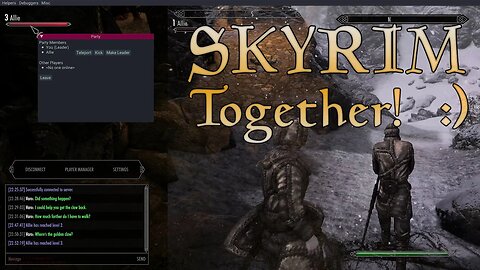 [2K] Skyrim Together | Let's try MULTIPLAYER SKYRIM | A Bleak Falls Barrow Adventure/Experiment