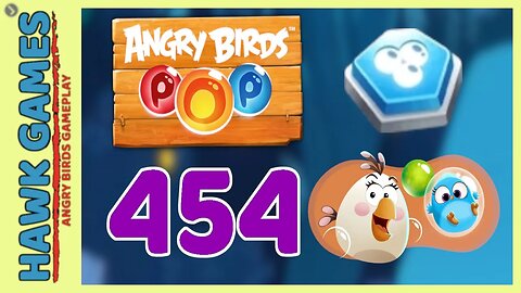 Angry Birds Stella POP Bubble Shooter Level 454 Hard - Walkthrough, No Boosters