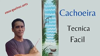 Pintura facil Cachoeira [易画山水] Painting