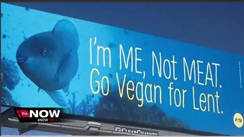 PETA releases billboards in time for lent