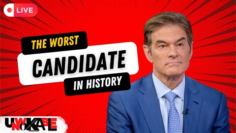 LIVE Dr. Oz Is OFFICIALLY The WORST Republican Candidate In HISTORY