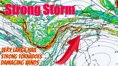 This Storm Is Bringing Strong Tornadoes, Damaging Winds & More...