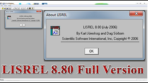 LISREL 8.80 Full Version