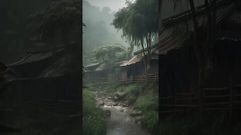 深度睡眠的乡村雨声：助你治愈失眠，迎接美好早晨，恢复活力与提高生活品质#BGM#shorts #shortsvideo #sleepmusic #rainsounds #sleep #rain