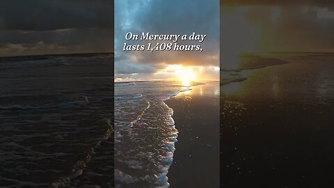 On Mercury a day lasts 1,408 hours #shorts, #short, #funny, #funnymoments, #viralvideo, #foryou