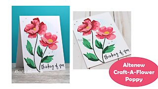 Altenew Craft a Flower | Poppy