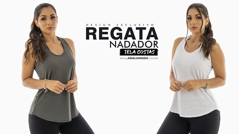 Regata Nadador Tela Costas