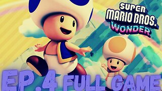 SUPER MARIO BROS. WONDER Gameplay Walkthrough EP.4- Shining Falls FULL GAME
