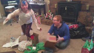 Kids Open Presents