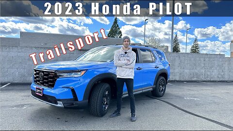 All New 2023 Honda Pilot Trailsport. Ready for off-road!