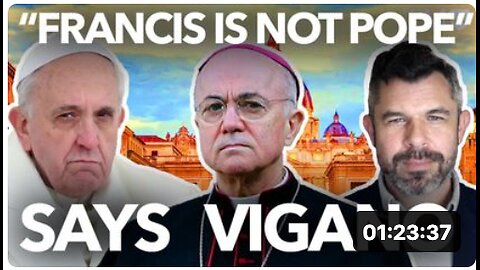 🔥 Explosive: VIGANO says FRANCIS IS NOT POPE! 🚫 Antipope Dr. Taylor Marshall #1104