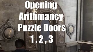 HOGWARTS LEGACY How to Open Arithmancy Puzzle Doors 1, 2, 3