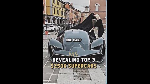 REVELING Top 3 CARS for 250k$