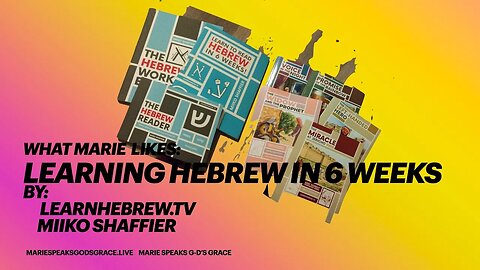 What Marie Likes! Learn Hebrew in 6 Weeks #review #learnhebrew @MiikoShaffier