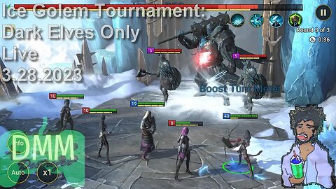 Ice Golem Tournament: Dark Elves Faction Only 3.28.2023 - RAID: Shadow Legends