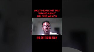 Most people don’t understand THIS about building Wealth 💰